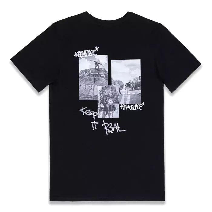 Kamuflage* t-shirt Keep It Real black