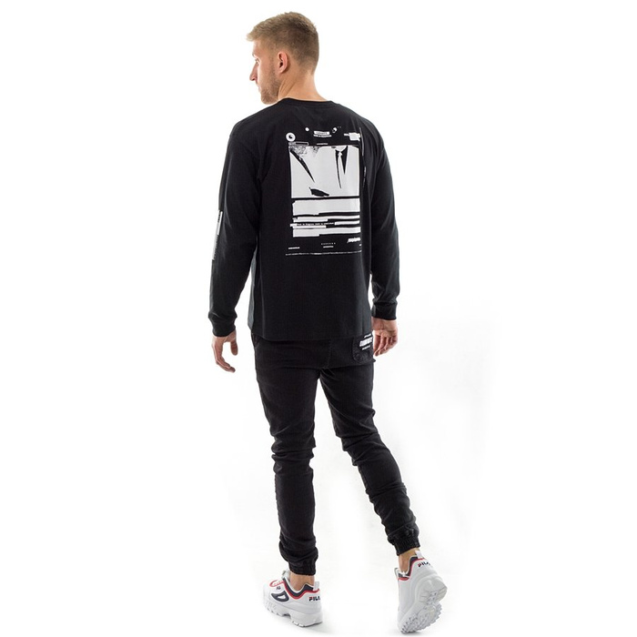 Koszulka męska Carhartt WIP longsleeve Confidential black / white