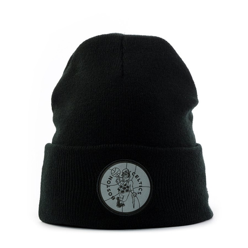 Czapka zimowa Mitchell and Ness HWC Reflective Logo Knit Boston Celtics black