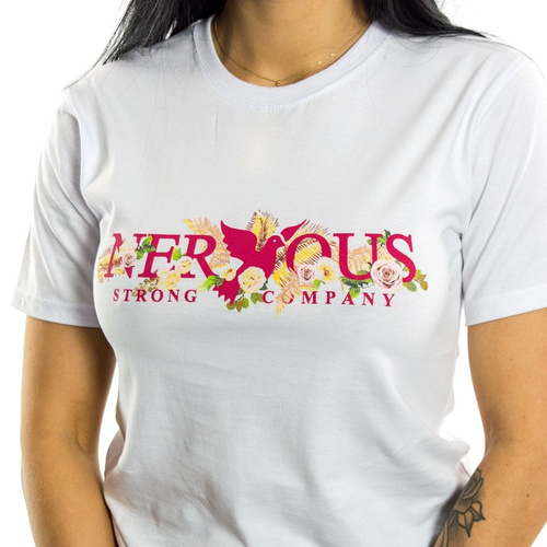 Koszulka damska Nervous t-shirt Garden white