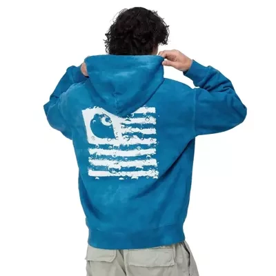 Carhartt WIP bluza męska z kapturem Hooded Chromo Sweat white / amalfi chromo