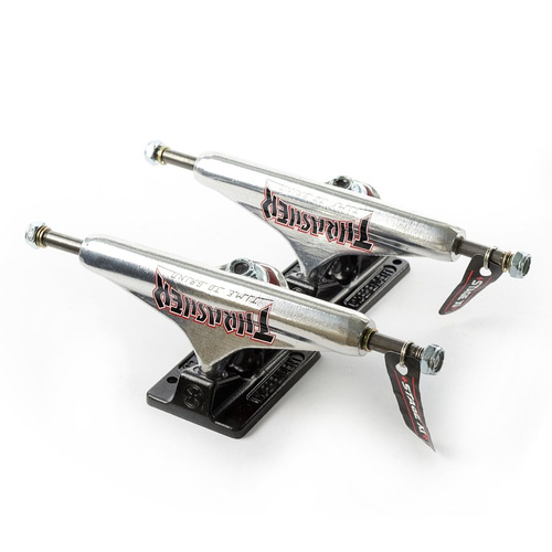 Trucki do deskorolki Independent x Thrasher STG 11 silver / black