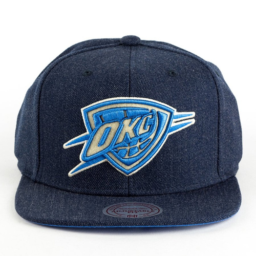 Mitchell and Ness snapback Team Heather Oklahoma City Thunder navy