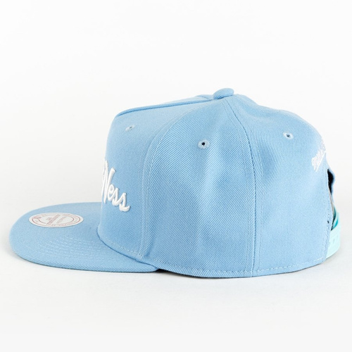 Czapka Mitchell and Ness snapback Pinscript light blue