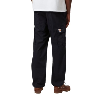 Carhartt WIP spodnie materiałowe męskie Aviation Pant dark navy rinsed