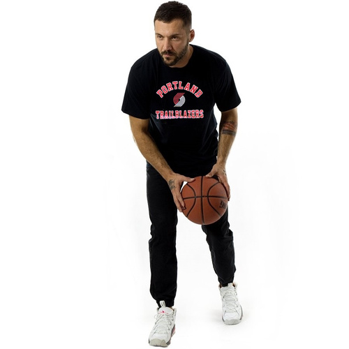 47brand t-shirt Varisty Arch Super Rival NBA Portland Trail Blazers black