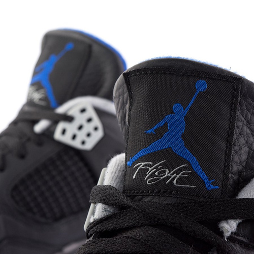 Buty męskie Jordan 4 Retro Motorsport Away black / game royal - matte silver (308497-006) TM