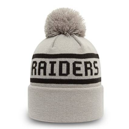 New Era czapka zimowa  beanie Jake Cuff Knit NFL Las Vegas Raiders grey