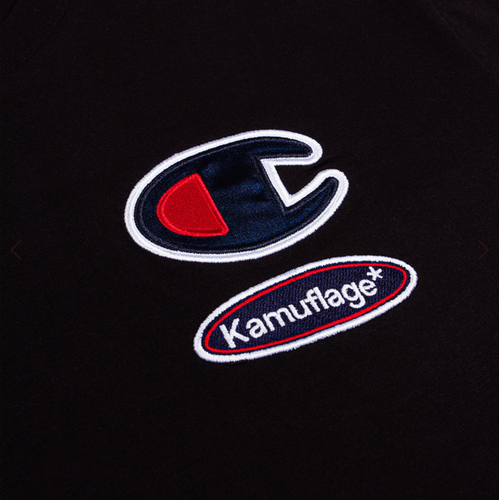 Koszulka męska Kamuflage* x Champion t-shirt Black