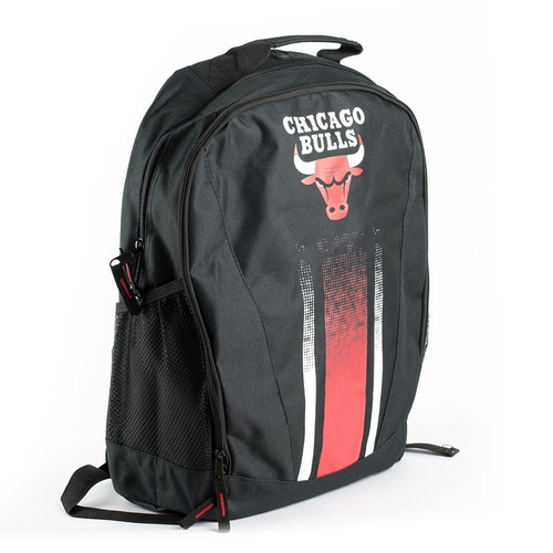 Forever Collectibles Backpack Stripe Primetime Chicago Bulls black / red