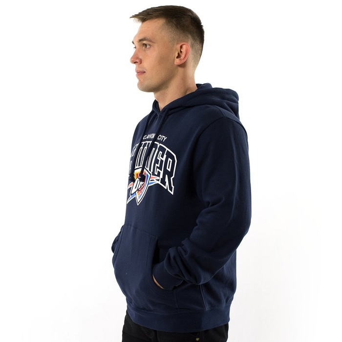 Bluza męska Mitchell and Ness hoody Team Arch Oklahoma City Thunder navy