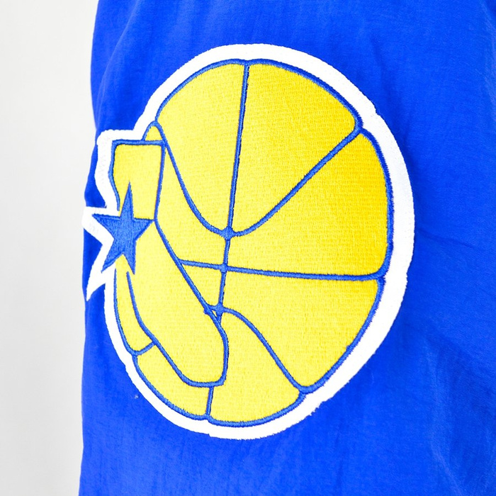 Mitchell and Ness Authentic Warm Up Jacket Golden State Warriors royal / yellow