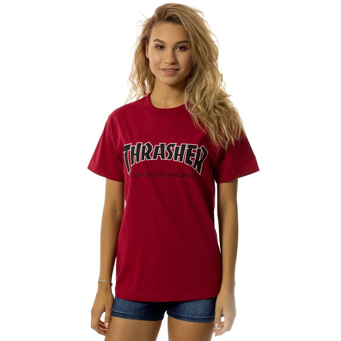 Thrasher x Independent t-shirt WMNS TTG red