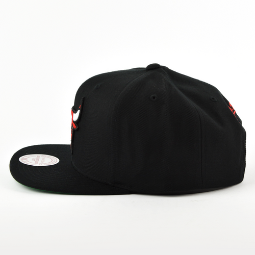 Mitchell and Ness snapback Wool Solid Chicago Bulls black 