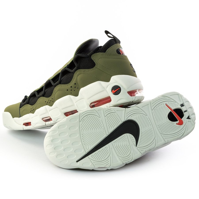 Buty męskie Nike Air More Money medium olive / black  (AJ2998-200)