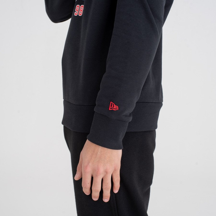 New Era sweatshirt crewneck NBA Team Champion Chicago Bulls black