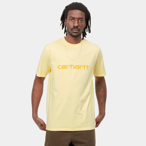 Carhartt WIP t-shirt Script soft yellow / popsicle