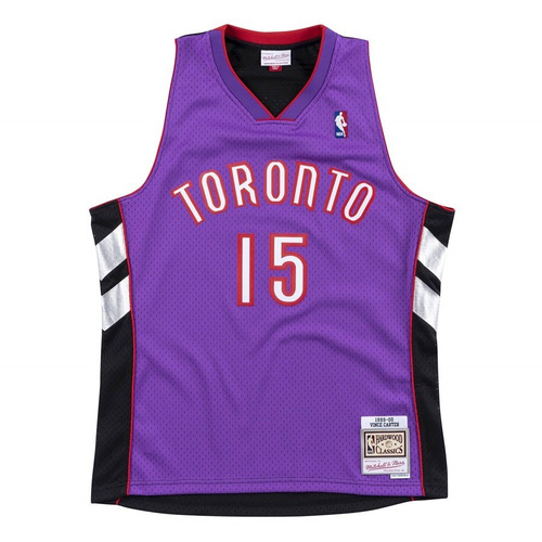 Mitchell and Ness Swingman Jersey 2.0 HWC Vince Carter Toronto Raptors 1999-2000 purple / black