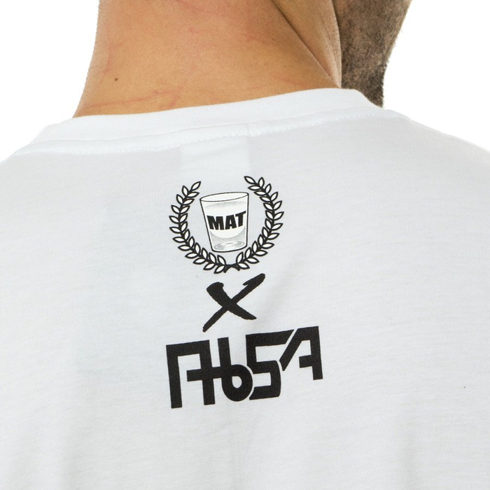 Melanżowe Akcesoria Tekstylne t-shirt Savoir Vivre white