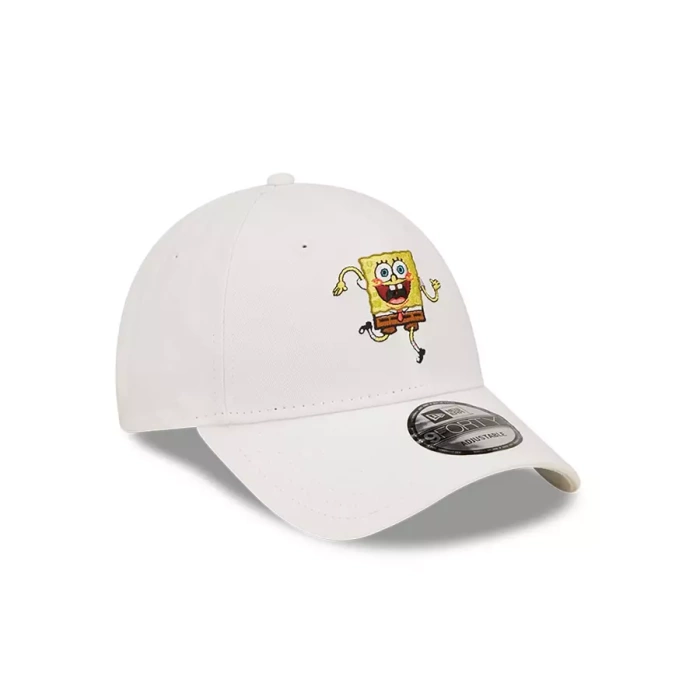New Era czapka z daszkiem strapback 9FORTY SpongeBob Squarepants Nickelodeon white