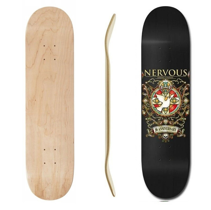 Nervous deck Jewel black 8.5 x 32.675