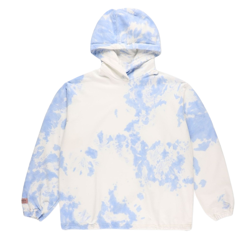 Bluza damska z kapturem Prosto Klasyk hoodIe Cloudet white / baby blue