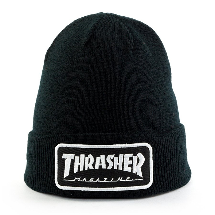 Czapka zimowa Thrasher beanie Logo Patch black