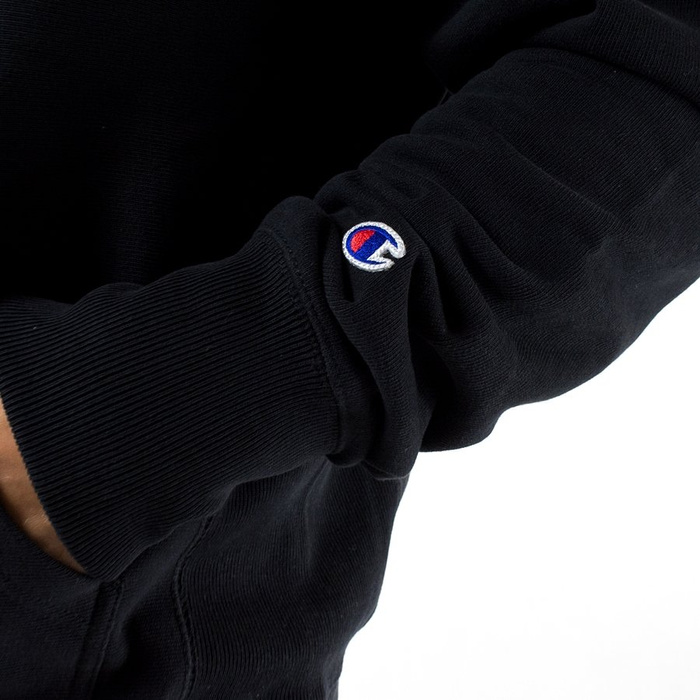 Champion sweatshirt hoody Reverse Weave Emb. Script Logo black (215210/KK001)
