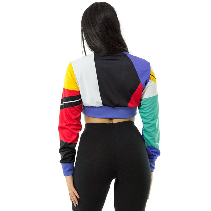 Bluza damska Ellesse crop sweatshirt Brevil mutlicolor