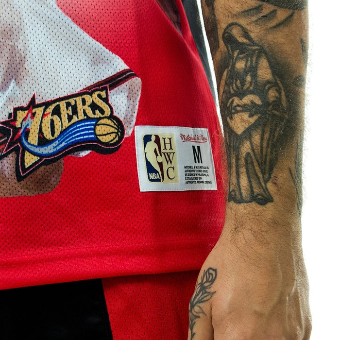 Mitchell and Ness t-shirt NBA Behind The Back Philadelphia 76ers Allen Iverson black / white / red