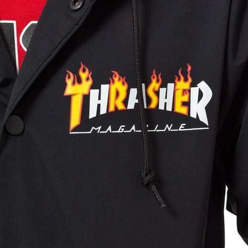 Kurtka męska Thrasher jacket Flame Mag black N