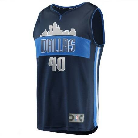 Fanatics koszulka koszykarska Replica Jersey NBA Statement Edition Dallas Mavericks Harrison Barnes navy