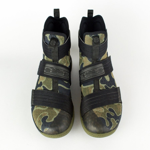 Nike LeBron Soldier 10 "Camo" Black / Bamboo-Medium Olive (844378-022)