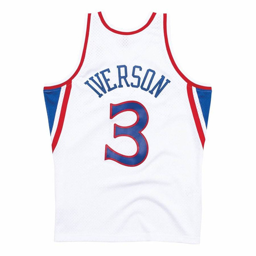 Mitchell and Ness koszulka koszykarska Swingman Jersey 2.0 NBA Philadelphia 76ers Allen Iverson 1996-97 home white (kolekcja młodzieżowa)