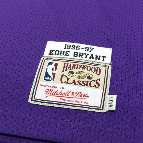 Mitchell and Ness authentic jersey HWC Los Angeles Lakers Kobe Bryant 1996-97 purple