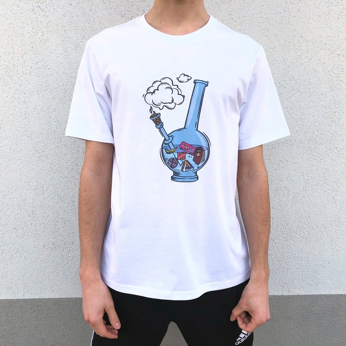 Koszulka męska Oddity t-shirt Bongo white