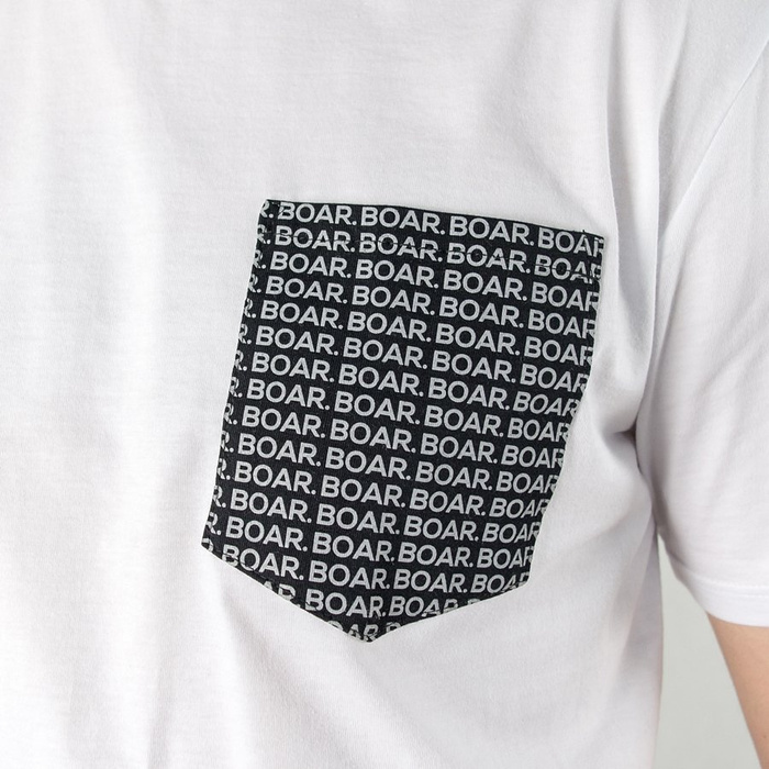 Koszulka męska Boar Clothing t-shirt Panay white