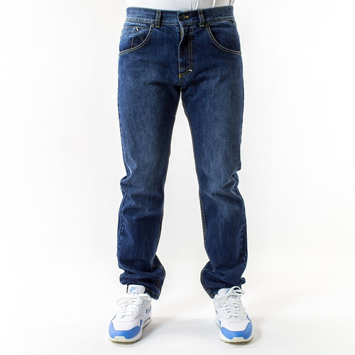 Spodnie męskie Mass Denim jeans Classics Straight Fit dark blue