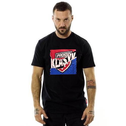 Koszulka męska Prosto Klasyk t-shirt Zdrap black