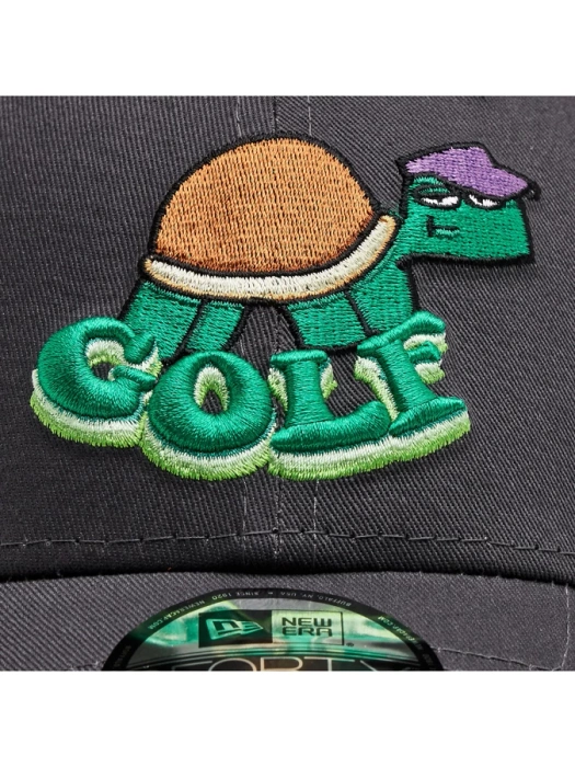 New Era cap 9FORTY Strapback Turtle Golf black