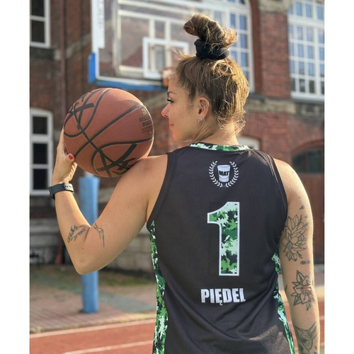 Proton x Melanżowe Akcesoria Tekstylne x MAT Wear WMNS reversible jersey Bottle Camo white / black / camo