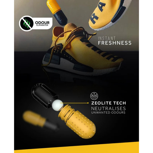 Crep Protect kapsułki odświeżające do butów Pills yellow / black (2szt.)