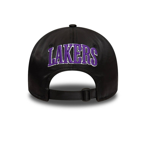 New Era czapka z daszkiem 29TWENTY Strapback Satin Los Angeles Lakers black