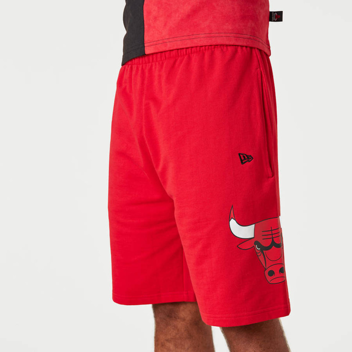 New Era sweatshorts NBA Washed Logo Chicago Bulls red