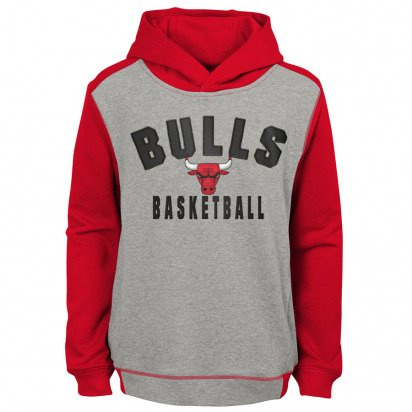 Bluza dziecięca z kapturem NBA Licensed Retro Block Pullover Hoodie Chicago Bulls (EK2B7BA5P-BUL)