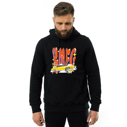 Kamuflage sweatshirt hoody P.I.M.P black