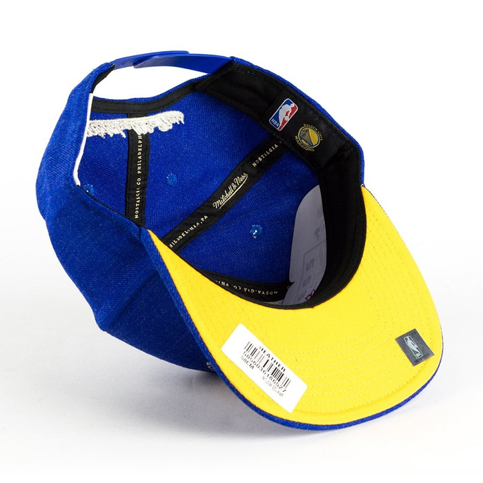 Mitchell and Ness snapback Team Heather Golden State Warriors blue
