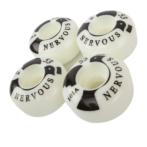 Nervous wheels Icon 101A Flat white 4szt. (53mm)