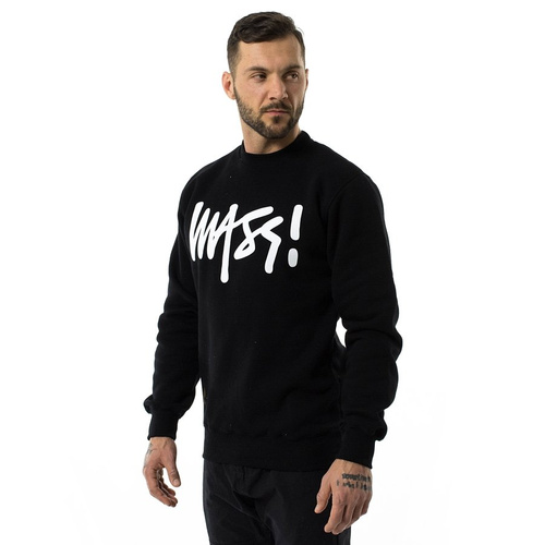 Mass Denim sweatshirt crewneck Signature Anniversary black