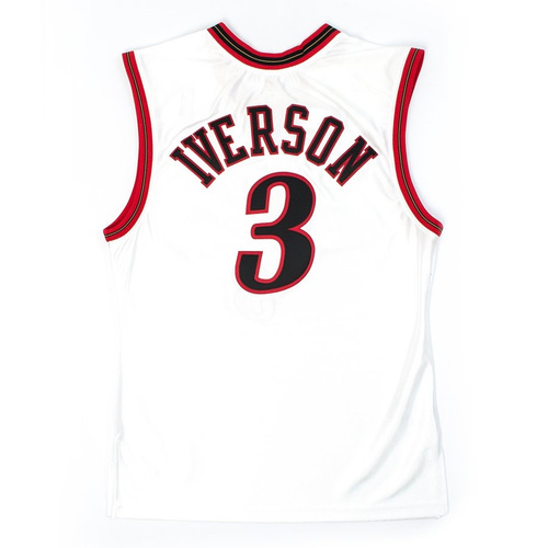 Mitchell and Ness authentic jersey HWC Philadelphia 76ers Allen Iverson 2001 white
